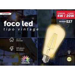 LAMPARA LED VTG04W3