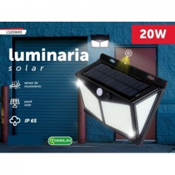 LUMINARIA SOLAR LS20W65