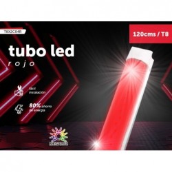 TUBO LED ROJO T8X2C04R