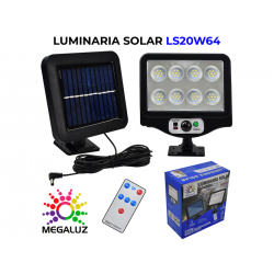 LUMINARIA SOLAR LS20W64