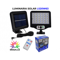 LUMINARIA SOLAR LS20W63