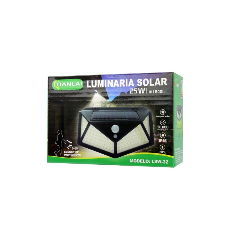 LUMINARIA SOLAR LS25W27