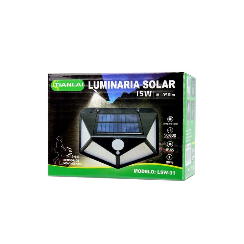 LUMINARIA SOLAR LS15W26