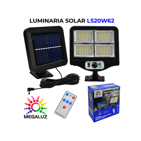 LUMINARIA SOLAR LS20W62