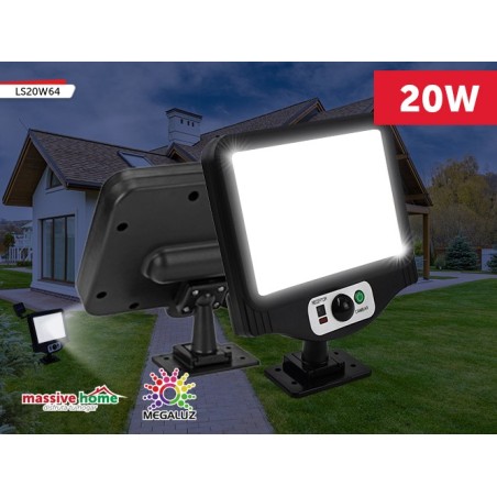 LUMINARIA SOLAR LS20W64