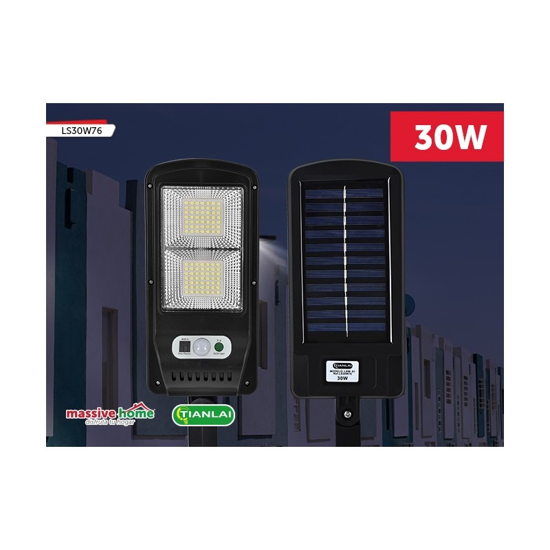 LUMINARIA SOLAR LS30W76