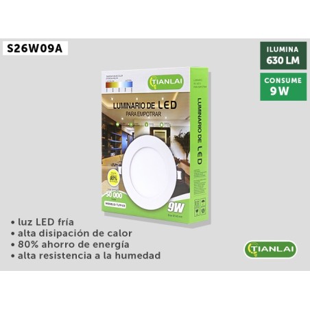 LUMINARIO LED S26W09A