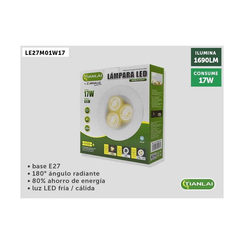 LAMPARA LED LE27M01W17