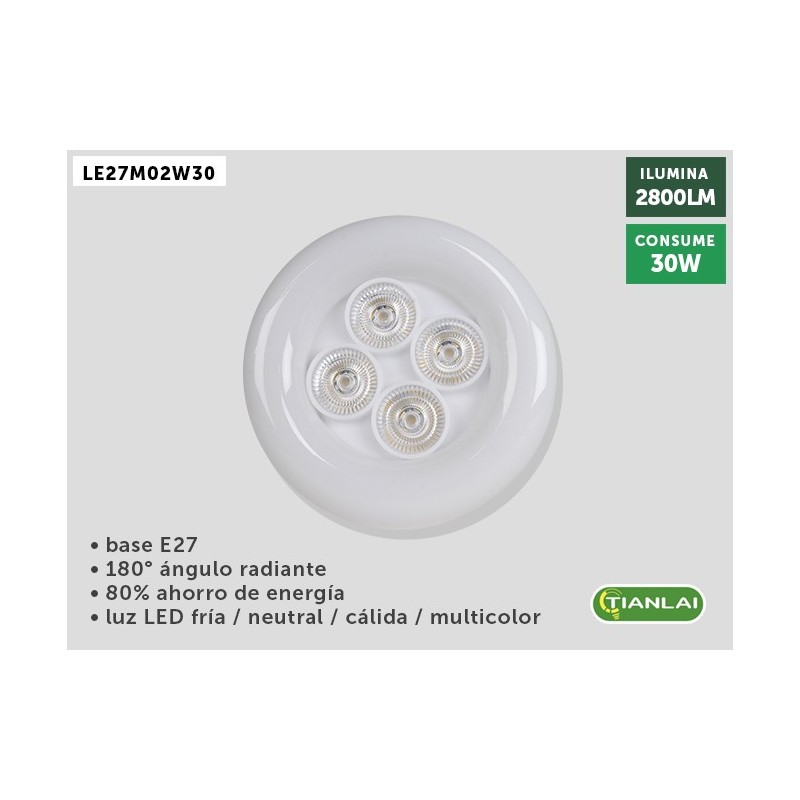 LAMPARA LED LE27M02W30