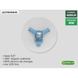 LAMPARA LED LE27M03W45