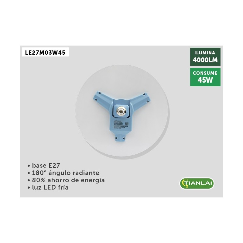 LAMPARA LED LE27M03W45