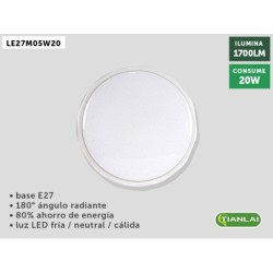 LAMPARA LED LE27M05W20