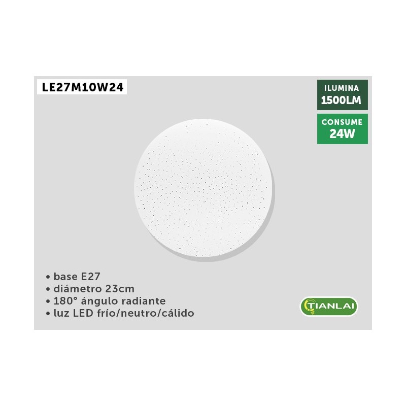 LAMPARA LED LE27M10W24