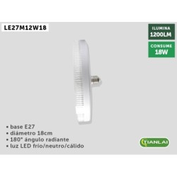 LAMPARA LED LE27M12W18