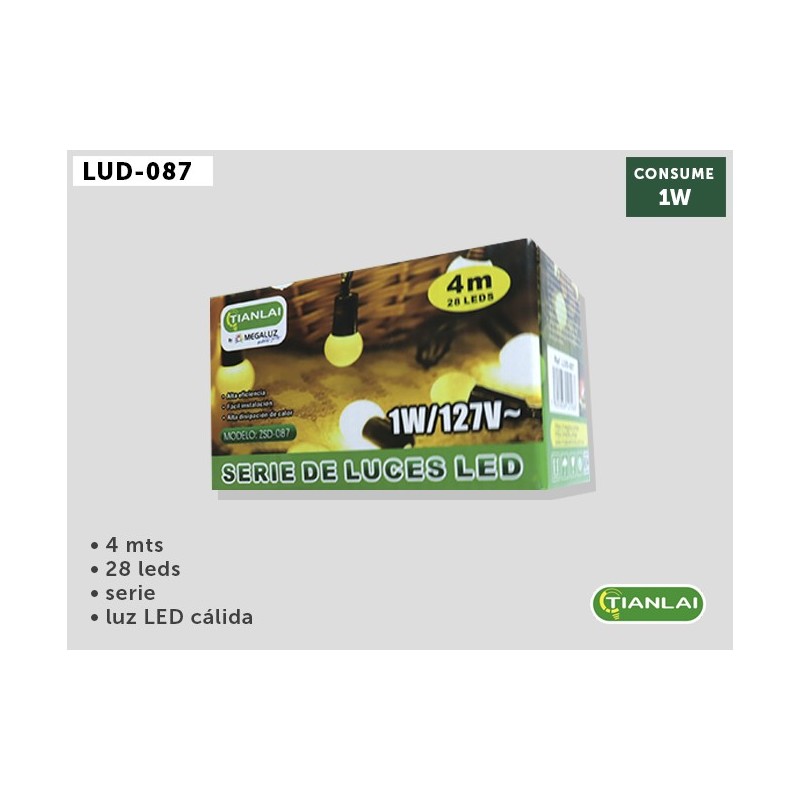 SERIE DE LUCES LED LUD-087