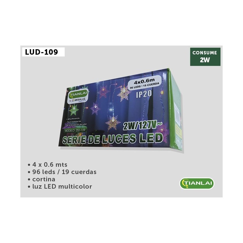 SERIE DE LUCES LED LUD-109