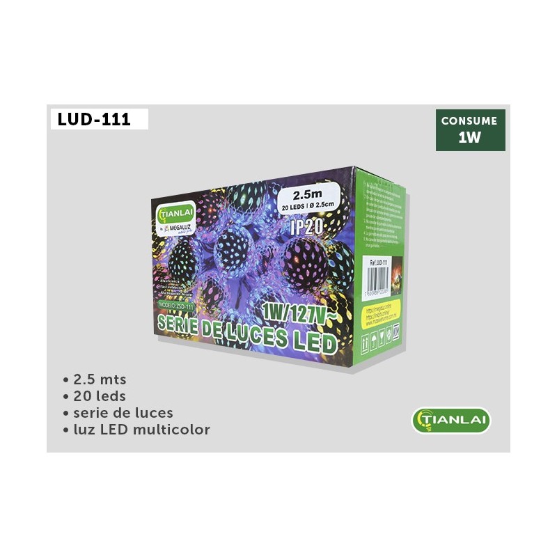 SERIE DE LUCES LED LUD-111