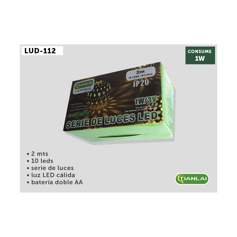 SERIE DE LUCES LED LUD-112