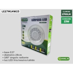 LÁMPARA LED LE27M14W23